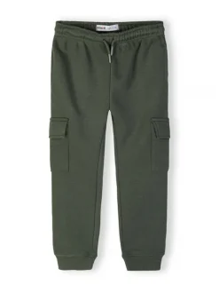 minoti Spodnie dresowe 29FLEECE282 Khaki Regular Fit