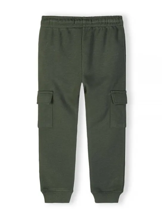 minoti Spodnie dresowe 29FLEECE282 Khaki Regular Fit