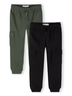 minoti Spodnie dresowe 29FLEECE282 Khaki Regular Fit