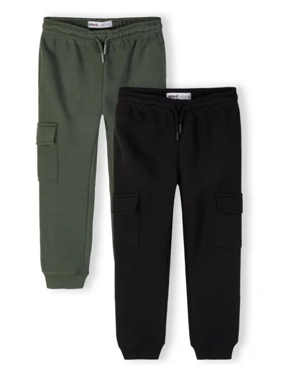 minoti Spodnie dresowe 29FLEECE282 Khaki Regular Fit