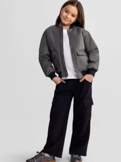 minoti Spodnie dresowe 30SCUBA157 Czarny Loose Fit