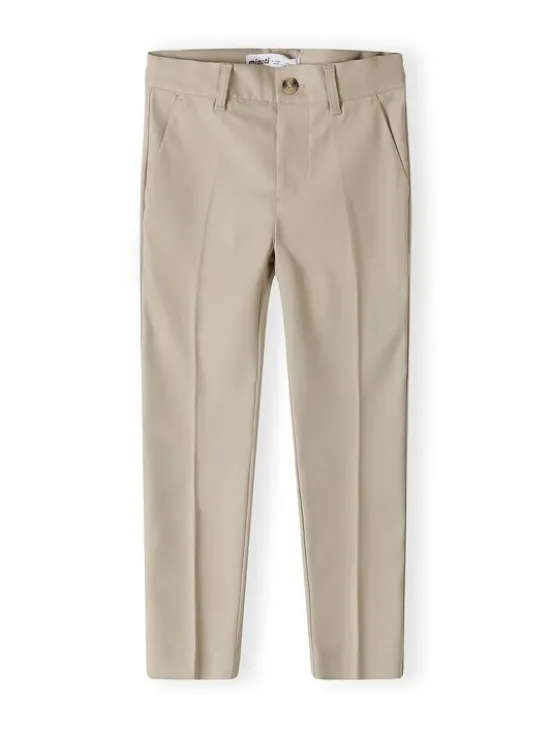 minoti Spodnie materiałowe 29FORMAL250B Szary Regular Fit