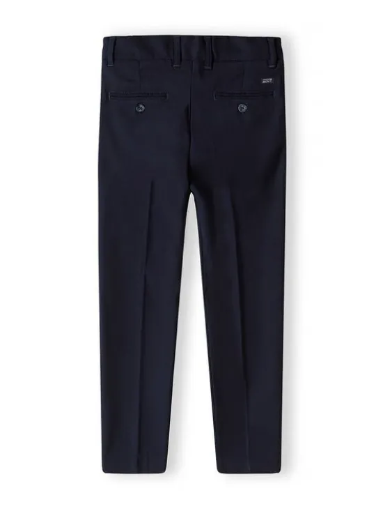 minoti Spodnie materiałowe 29FORMAL251B Granatowy Regular Fit