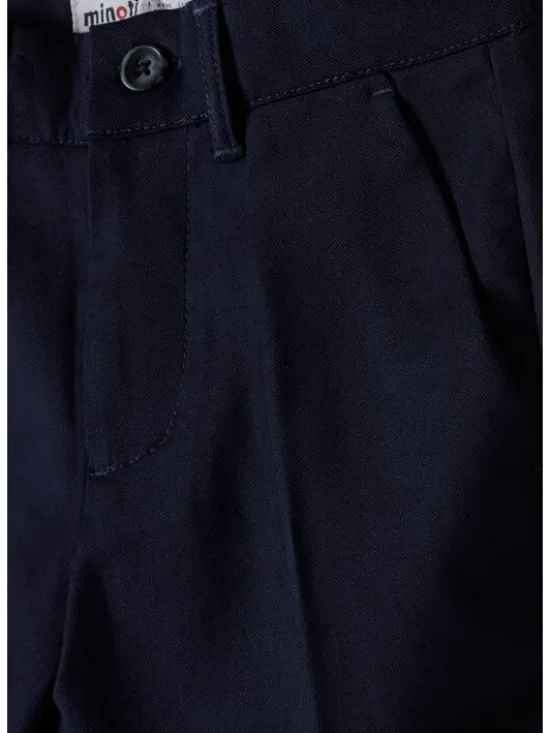 minoti Spodnie materiałowe 29FORMAL251B Granatowy Regular Fit
