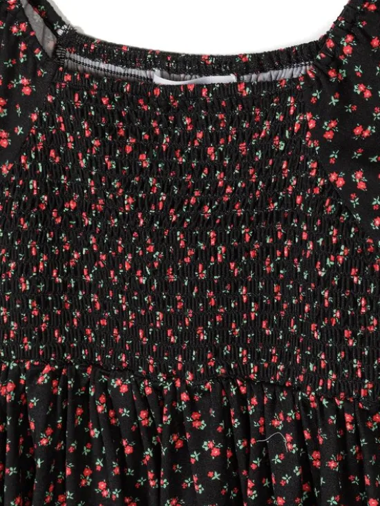 minoti Sukienka codzienna 30DRESS164 Czarny Regular Fit