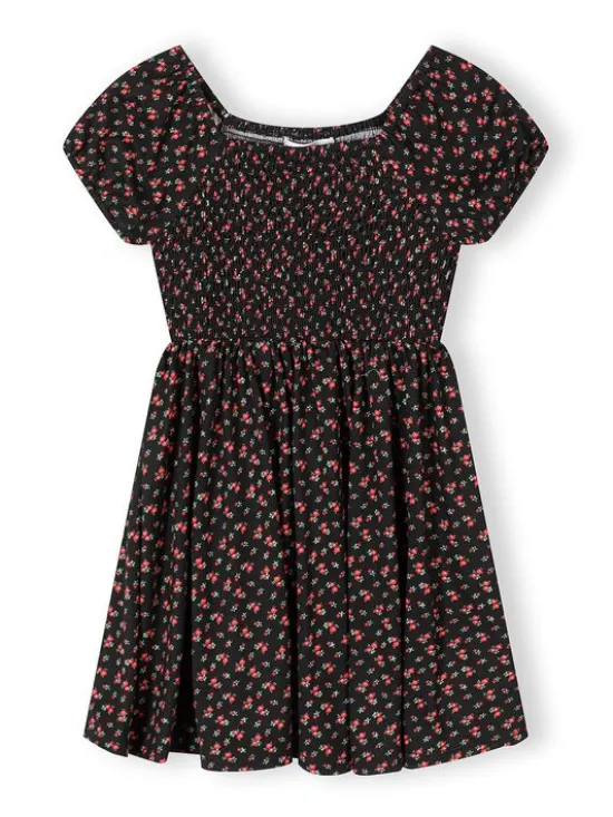 minoti Sukienka codzienna 30DRESS164 Czarny Regular Fit