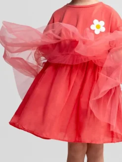 minoti Sukienka codzienna 30DRESS113 Pomarańczowy Regular Fit