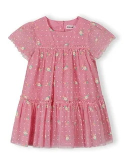 minoti Sukienka elegancka 30DRESS119 Różowy Regular Fit