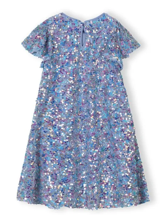 minoti Sukienka elegancka 30DRESS171 Niebieski Regular Fit
