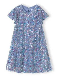 minoti Sukienka elegancka 30DRESS171 Niebieski Regular Fit