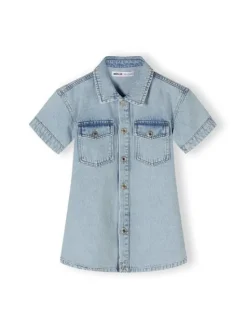 minoti Sukienka jeansowa 22dress41 Niebieski Regular Fit