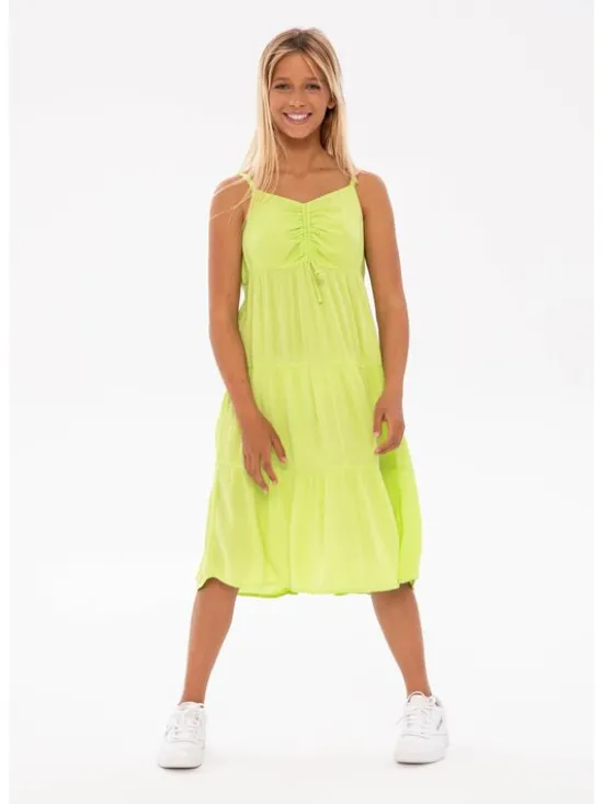 minoti Sukienka letnia sundown 1 Zielony Regular Fit