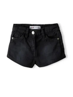 minoti Szorty jeansowe 14jean 20 Czarny Regular Fit