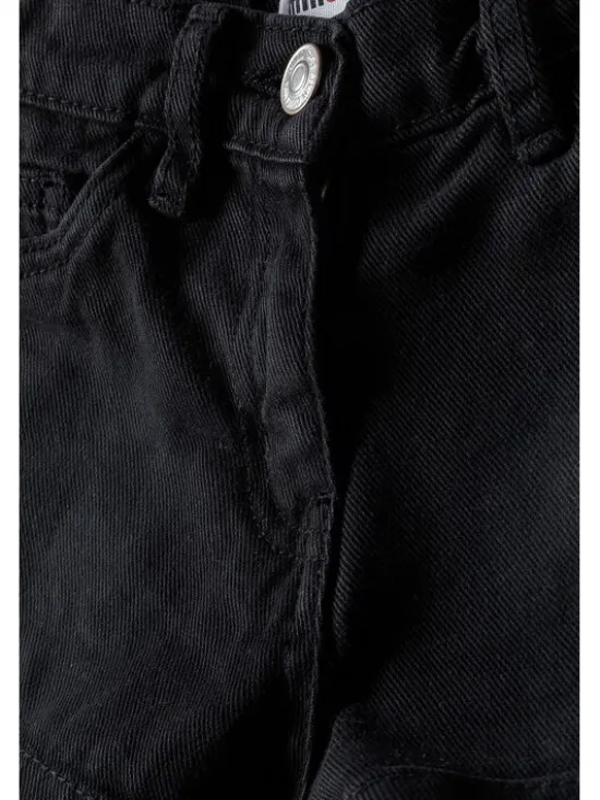 minoti Szorty jeansowe 14jean 20 Czarny Regular Fit