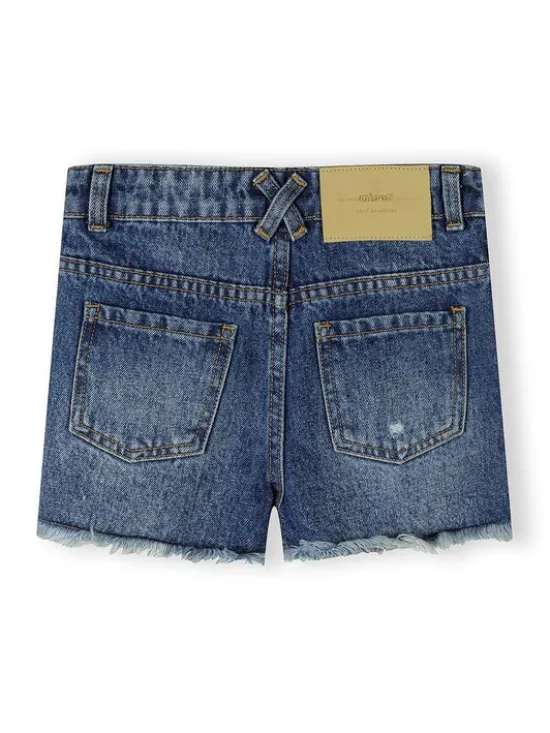 minoti Szorty jeansowe 30SHORT150 Granatowy Regular Fit