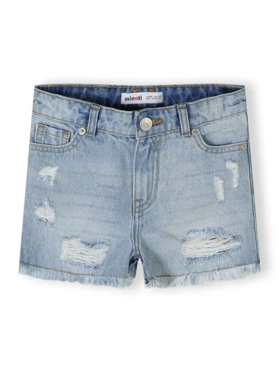 minoti Szorty jeansowe 30SHORT150 Granatowy Regular Fit