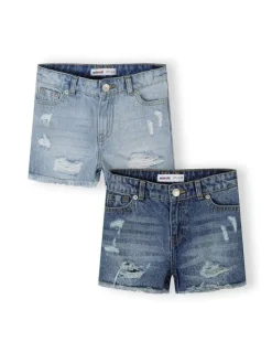 minoti Szorty jeansowe 30SHORT150 Granatowy Regular Fit