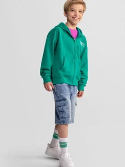 minoti Szorty jeansowe 29SHORT250 Błękitny Regular Fit