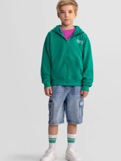 minoti Szorty jeansowe 29SHORT250 Błękitny Regular Fit
