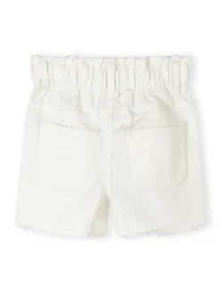 minoti Szorty jeansowe 30SHORT155 Biały Regular Fit