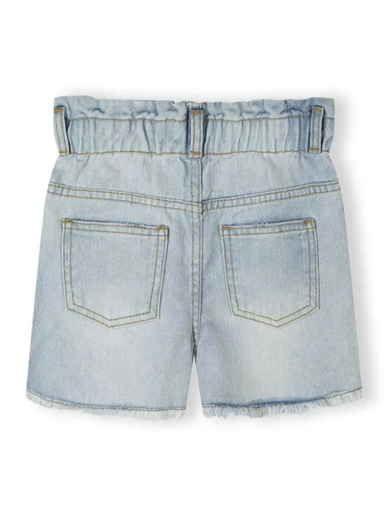 minoti Szorty jeansowe 30SHORT155 Biały Regular Fit