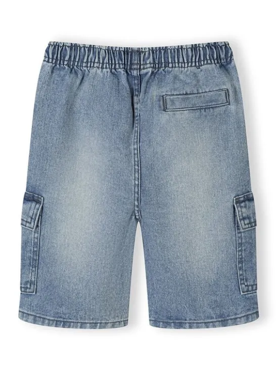 minoti Szorty jeansowe 29SHORT251 Granatowy Regular Fit
