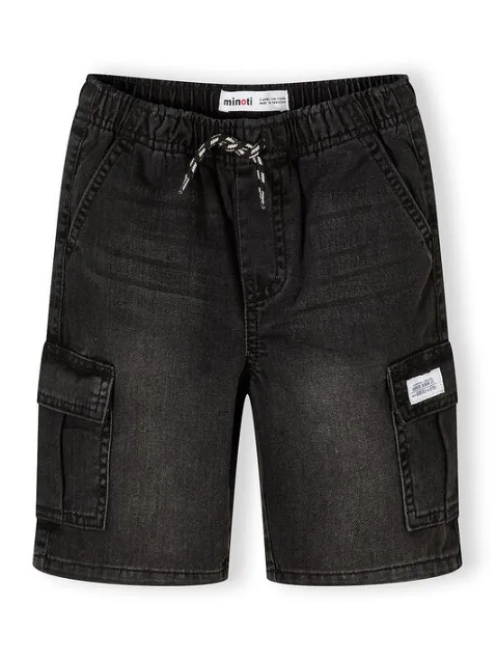 minoti Szorty jeansowe 29SHORT251 Granatowy Regular Fit