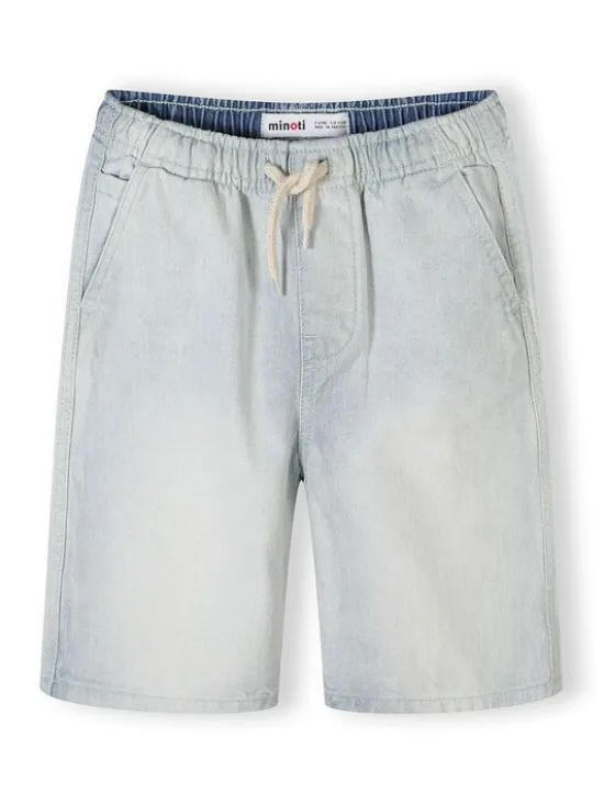minoti Szorty jeansowe 29SHORT252 Błękitny Regular Fit