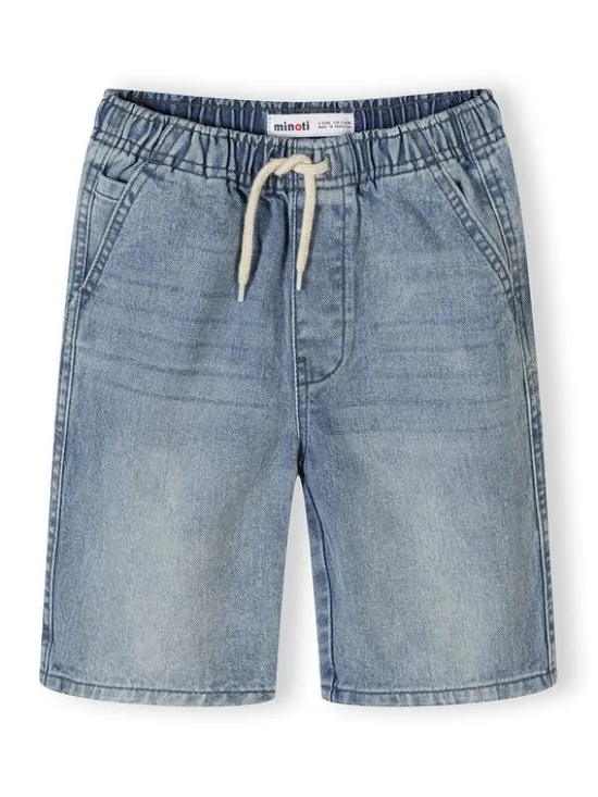 minoti Szorty jeansowe 29SHORT252 Błękitny Regular Fit