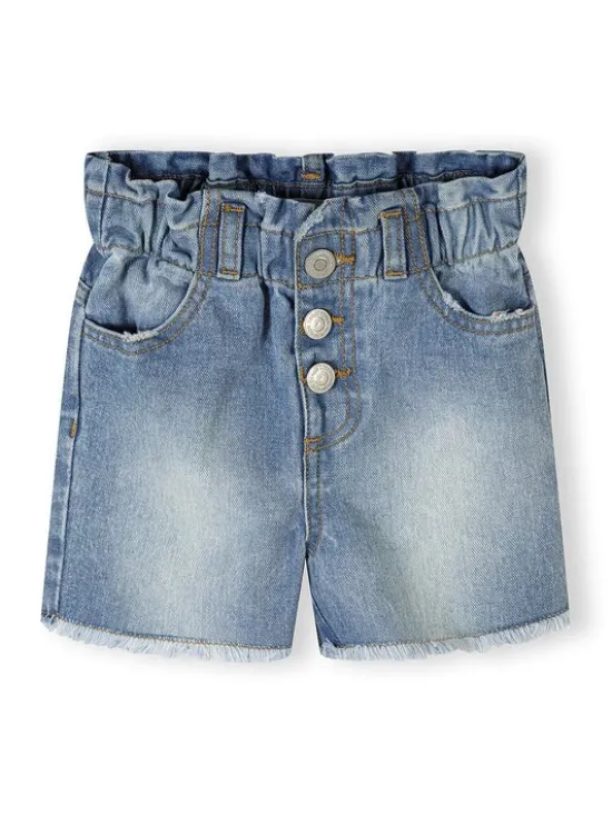 minoti Szorty jeansowe 30SHORT154 Granatowy Regular Fit
