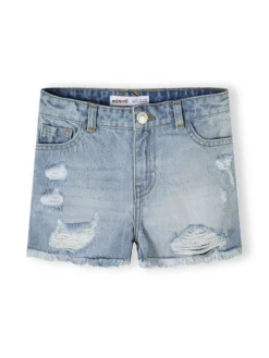 minoti Szorty jeansowe 30SHORT151 Czarny Regular Fit