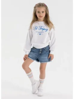 minoti Szorty jeansowe 22short40 Niebieski Regular Fit