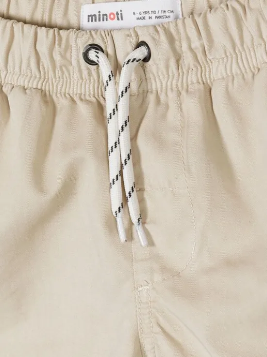 minoti Szorty materiałowe 29SHORT259 Khaki Regular Fit