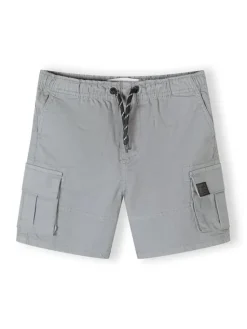 minoti Szorty materiałowe 29SHORT261 Szary Regular Fit