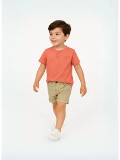 minoti Szorty 13short 10 Beżowy Regular Fit