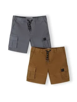 minoti Szorty 29SHORT263 Beżowy Regular Fit