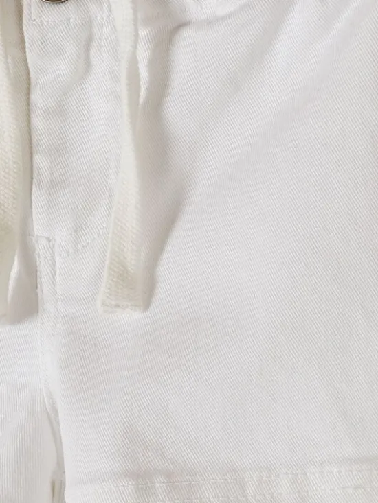 minoti Szorty 30SHORT165 Biały Regular Fit