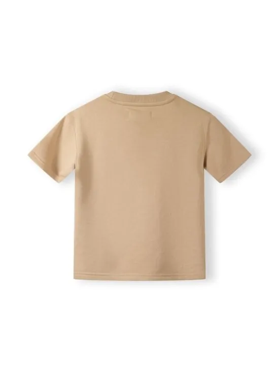 minoti T-Shirt 17SET50D Beżowy Regular Fit