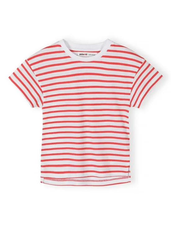 minoti T-Shirt 30TEE101 Biały Regular Fit