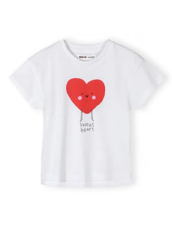 minoti T-Shirt 30TEE101 Biały Regular Fit
