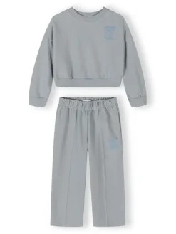 minoti Zestaw 30FLEECE161 Błękitny Regular Fit