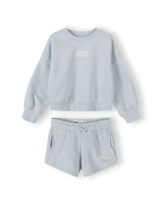 minoti Zestaw 30FLEECE168 Błękitny Regular Fit