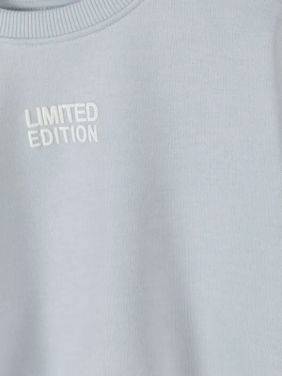 minoti Zestaw 30FLEECE168 Błękitny Regular Fit