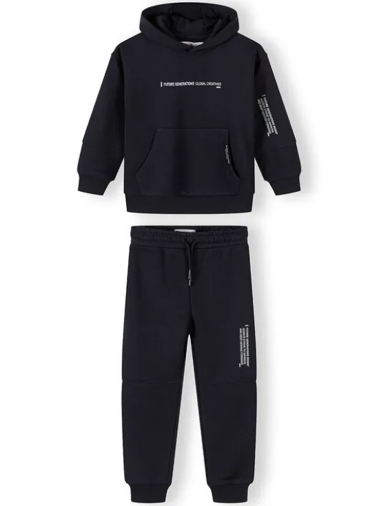 minoti Zestaw 29FLEECE260 Czarny Regular Fit