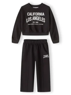 minoti Zestaw 30FLEECE162 Czarny Regular Fit