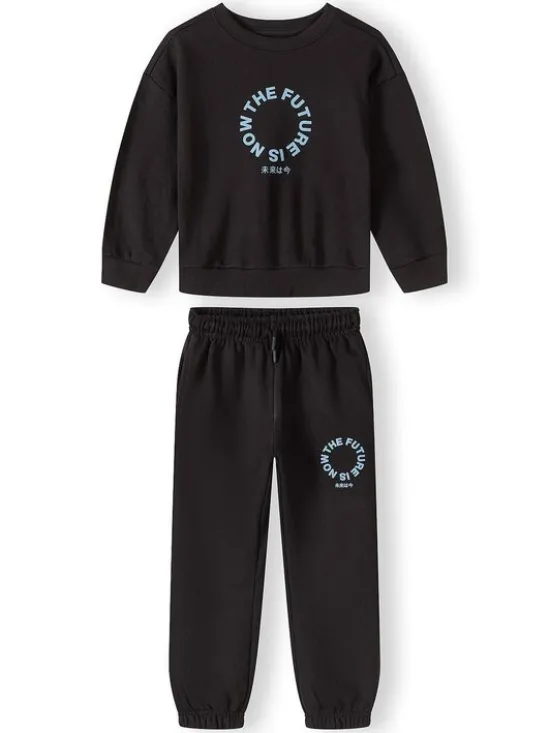 minoti Zestaw 29FLEECE265 Czarny Regular Fit