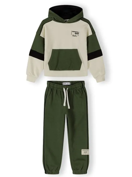 minoti Zestaw 29FLEECE263 Khaki Regular Fit