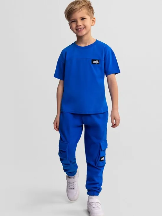 minoti Zestaw 29FLEECE261 Niebieski Regular Fit