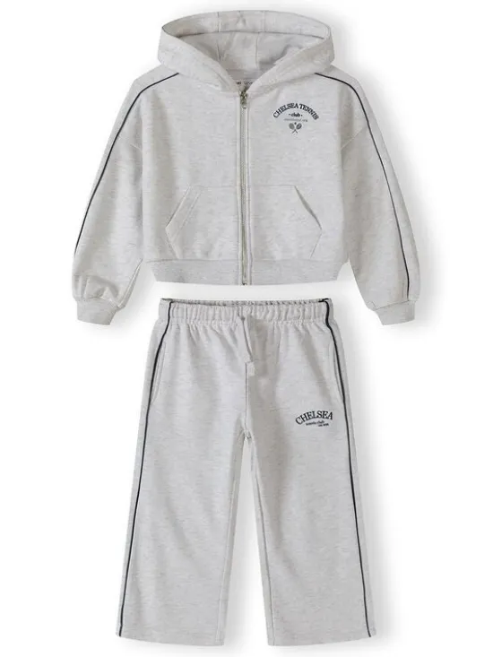 minoti Zestaw 30FLEECE165 Szary Regular Fit