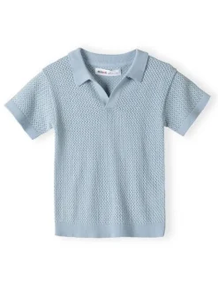 minoti Zestaw 29KNIT200 Błękitny Regular Fit